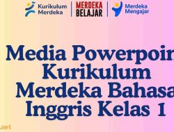 Media Powerpoint Kurikulum Merdeka Bahasa Inggris Kelas 1