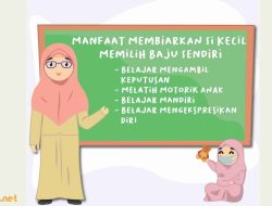 Manfaat membiarkan sikecil memilih baju sendiri